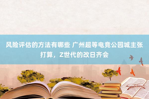 风险评估的方法有哪些 广州超等电竞公园城主张打算，Z世代的改日齐会