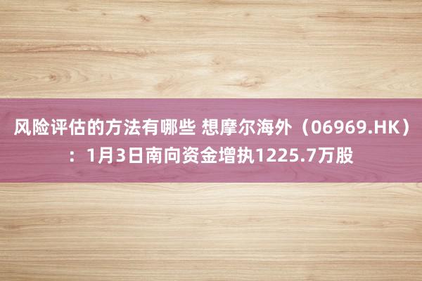 风险评估的方法有哪些 想摩尔海外（06969.HK）：1月3日南向资金增执1225.7万股