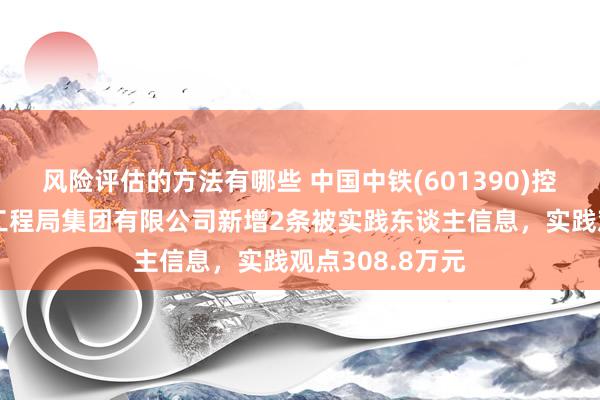 风险评估的方法有哪些 中国中铁(601390)控股的中铁上海工程局集团有限公司新增2条被实践东谈主信息，实践观点308.8万元