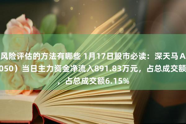 风险评估的方法有哪些 1月17日股市必读：深天马Ａ（000050）当日主力资金净流入891.83万元，占总成交额6.15%